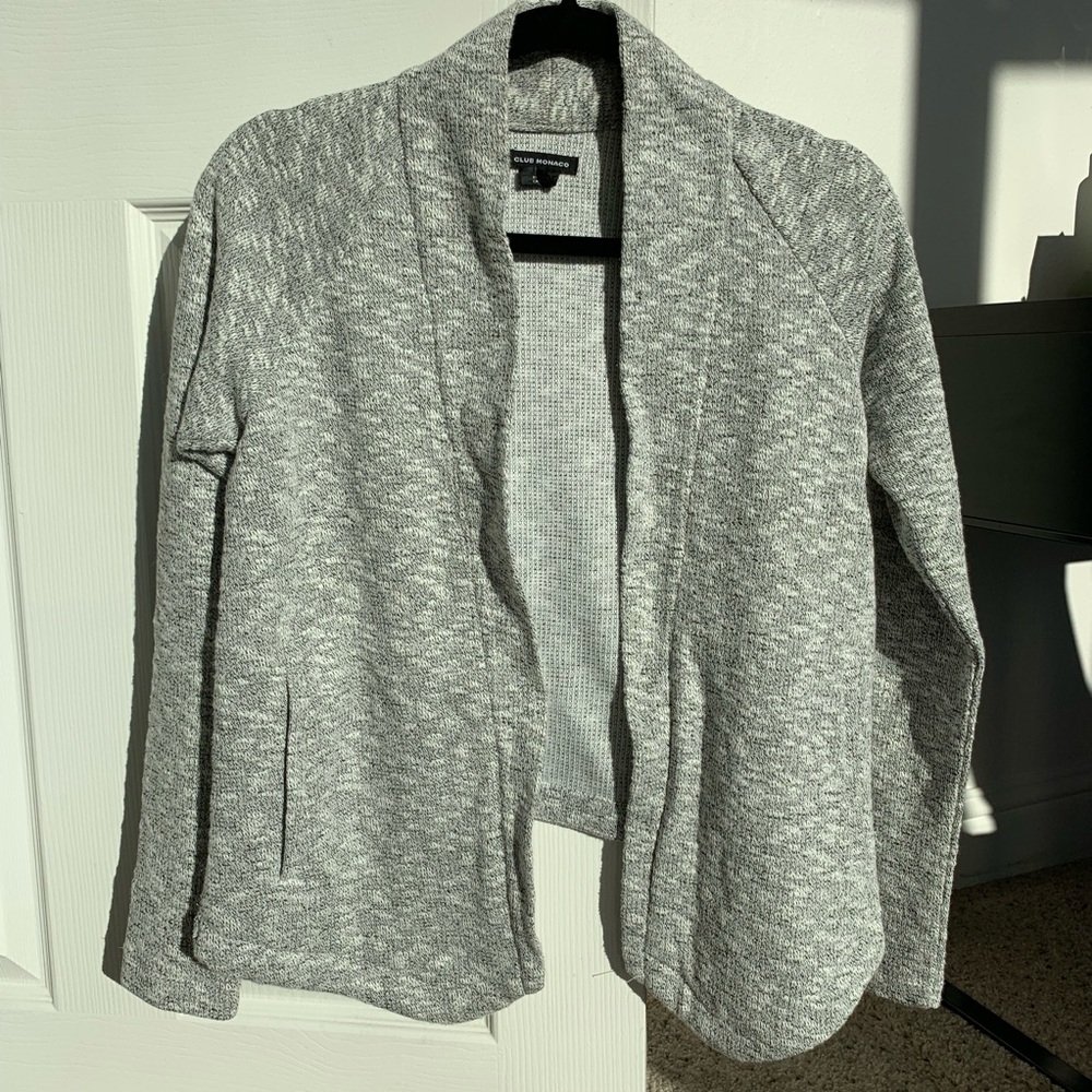 Heather Grey Cardigan